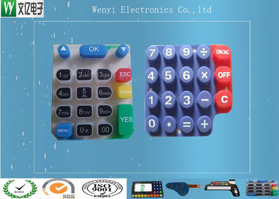 Tastiere in gomma di silicone stampate a schermo