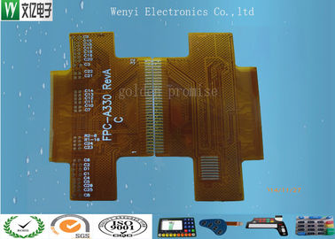 Spessore del rame 0.3mm di OZ del dito 1 dell'oro di alta precisione un circuito stampato flessibile di 2 strati