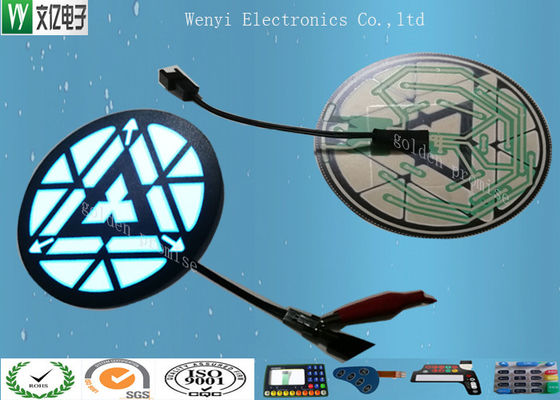 Interruttore a membrana FPC retroilluminato pannello EL