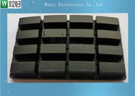 Una matrice conduttiva nera di 16 chiavi tastiera della gomma di silicone da 50 gradi