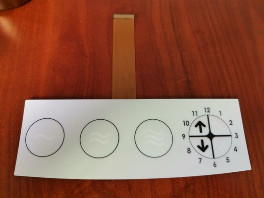 Tastiera lunga del commutatore di membrana di Zif FPC con le chiavi principali del passo 3 di 1.0mm
